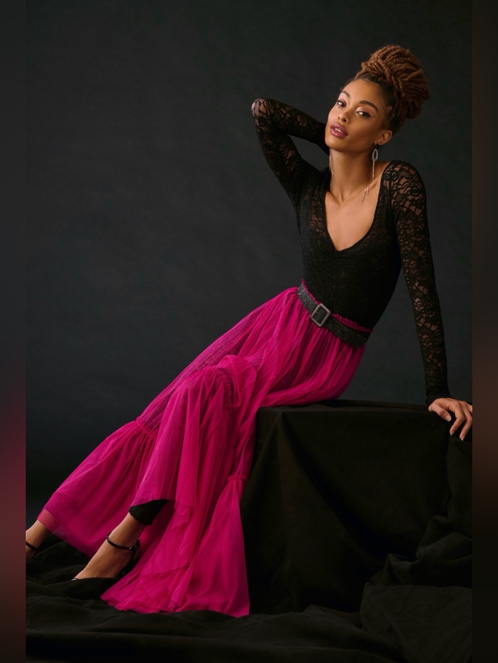NWT Anthropologie Geisha Designs Sheer Tulle Skirt